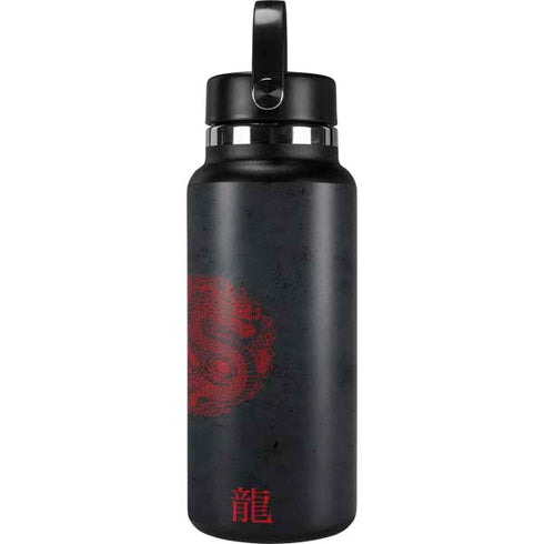 Red Dragon Hydro Flask 32oz Wide Mouth Skin