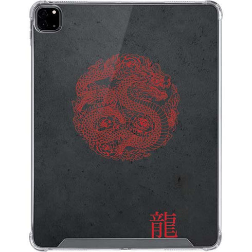 Red Dragon iPad Pro 12.9in (2020) Clear Case