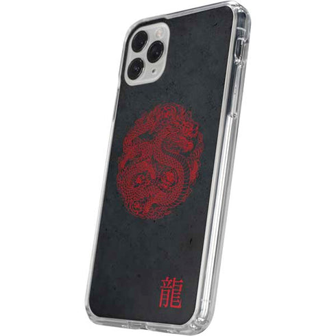 Red Dragon iPhone 11 Pro Clear Case