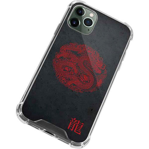 Red Dragon iPhone 11 Pro Max Clear Case