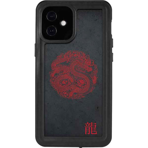 Red Dragon iPhone 12 Mini Waterproof Case