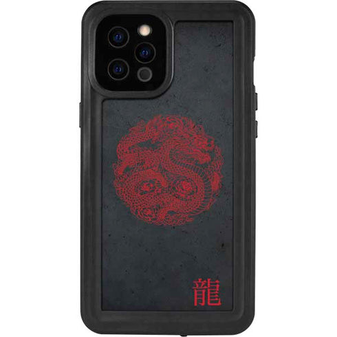 Red Dragon iPhone 12 Pro Max Waterproof Case