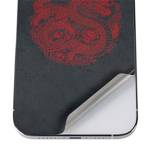 Red Dragon iPhone 12 Pro Skin
