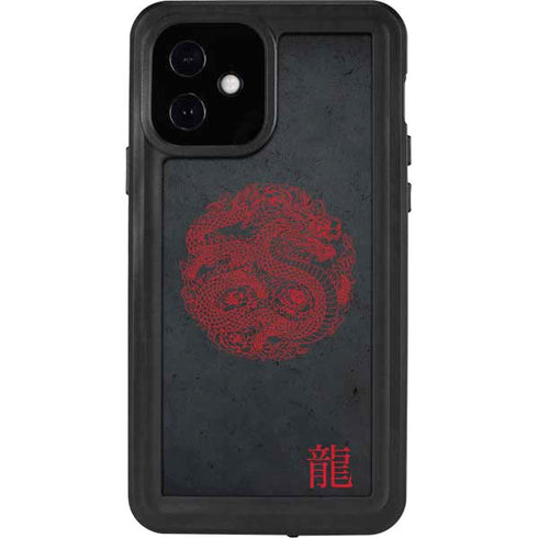 Red Dragon iPhone 12 Waterproof Case