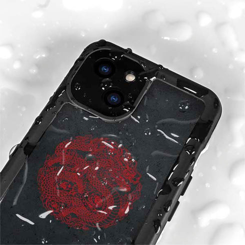 Red Dragon iPhone 13 Mini Waterproof Case