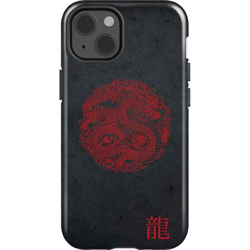 Red Dragon iPhone 15 Impact Case