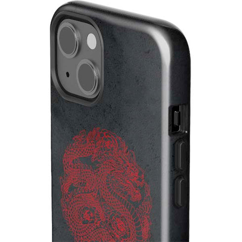 Red Dragon iPhone 15 Impact Case