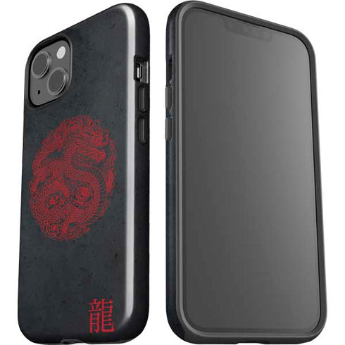 Red Dragon iPhone 15 Impact Case