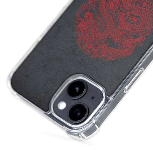 Red Dragon iPhone 15 Plus MagSafe Case