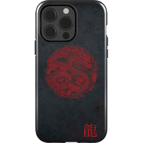 Red Dragon iPhone 15 Pro Impact Case