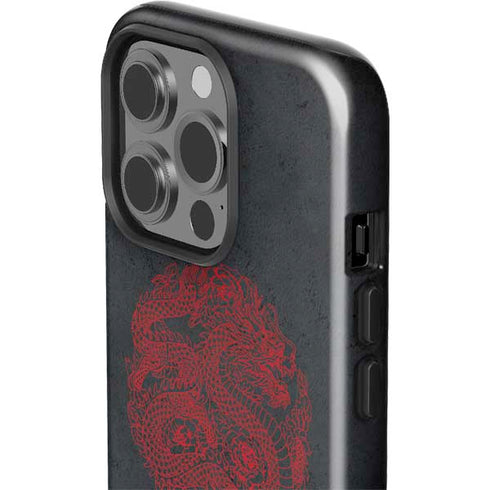 Red Dragon iPhone 15 Pro Impact Case