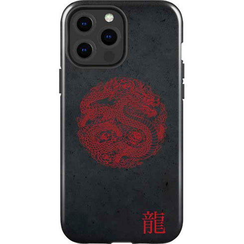 Red Dragon iPhone 15 Pro Max Impact Case