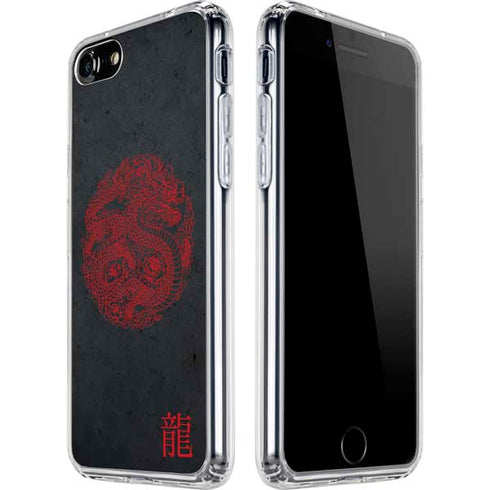 Red Dragon iPhone SE (2nd & 3rd Gen) Clear Case