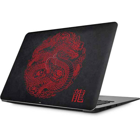 Red Dragon Apple MacBook Skin