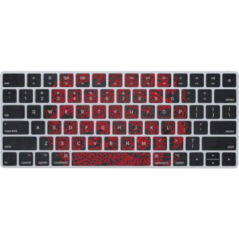 Red Dragon Magic Keyboard Skin
