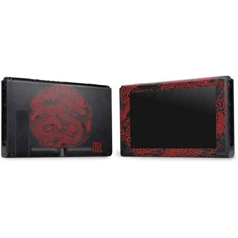 Red Dragon Nintendo Switch Bundle Skin