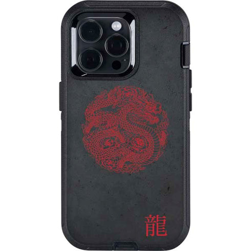 Red Dragon Otterbox Defender iPhone Skin
