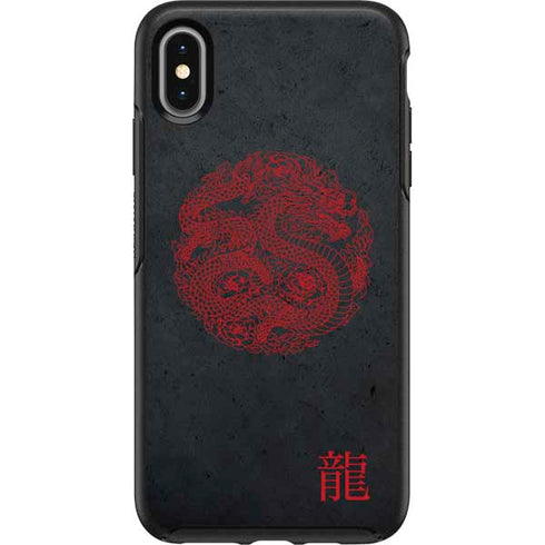 Red Dragon Otterbox Symmetry iPhone Skin