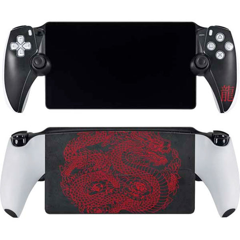 Red Dragon PlayStation Portal Remote Player Skin