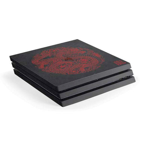 Red Dragon PS4 Pro Console Skin
