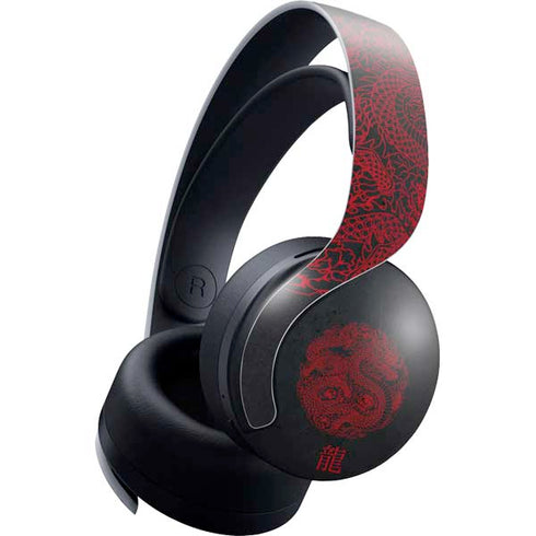 Red Dragon PULSE 3D Wireless Headset for PS5 Skin