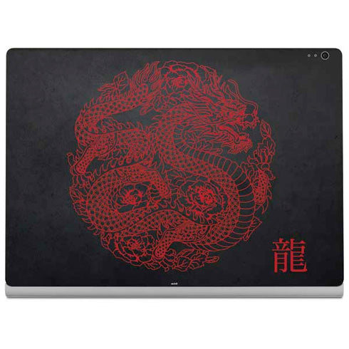 Red Dragon Surface Book 2 13.5in Skin