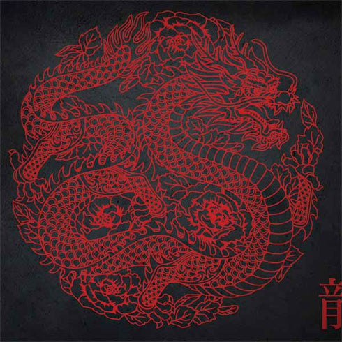 Red Dragon Surface Book 2 13.5in Skin