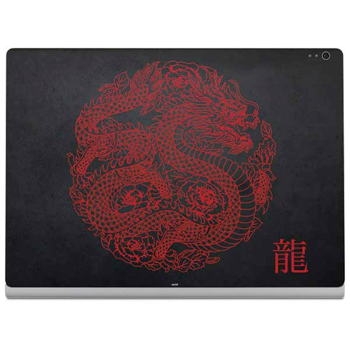 Red Dragon Surface Book 2 15in Skin