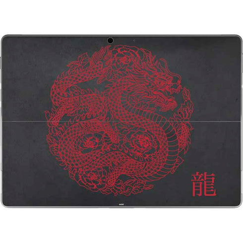 Red Dragon Surface Pro 9 Skin