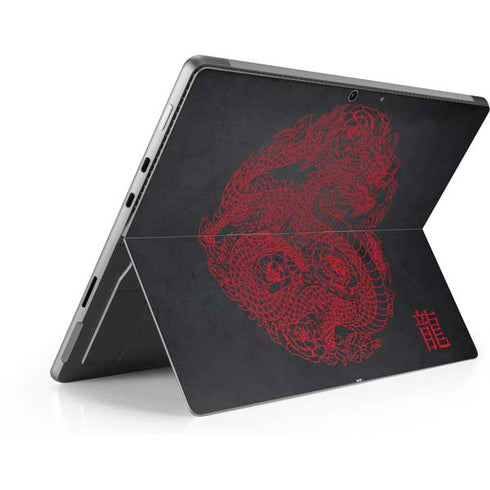 Red Dragon Surface Pro 9 Skin