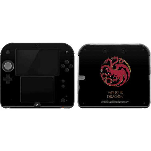 HBO House of the Dragon Red Tararyen Sigil Nintendo 2DS Skin
