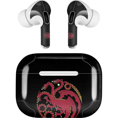 HBO House of the Dragon Red Tararyen Sigil AirPods Pro 2nd Gen Skin