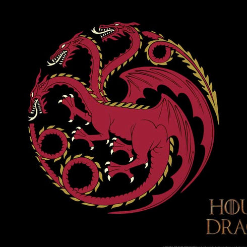 HBO House of the Dragon Red Tararyen Sigil Dell Alienware Skin