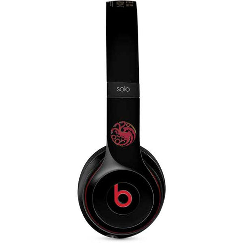 HBO House of the Dragon Red Tararyen Sigil Beats Solo 2 Wireless Skin