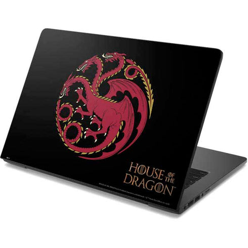 HBO House of the Dragon Red Tararyen Sigil Dell Chromebook Skin