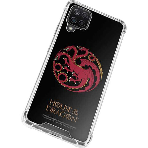 HBO House of the Dragon Red Tararyen Sigil Galaxy A12 Clear Case
