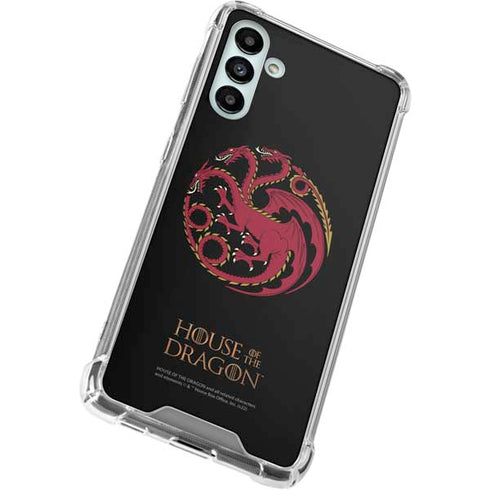 HBO House of the Dragon Red Tararyen Sigil Galaxy A13 5G Clear Case