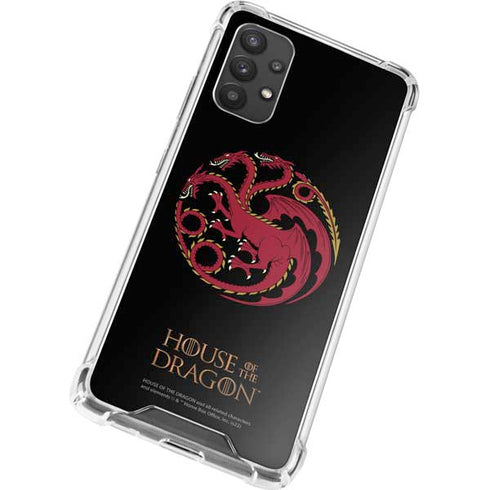 HBO House of the Dragon Red Tararyen Sigil Galaxy A32 5G Clear Case