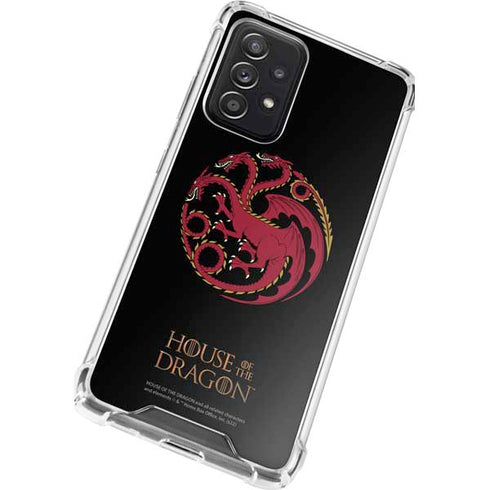HBO House of the Dragon Red Tararyen Sigil Galaxy A52 5G Clear Case