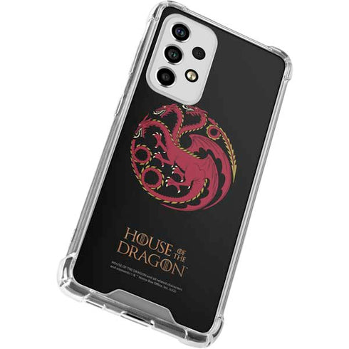 HBO House of the Dragon Red Tararyen Sigil Galaxy A53 5G Clear Case