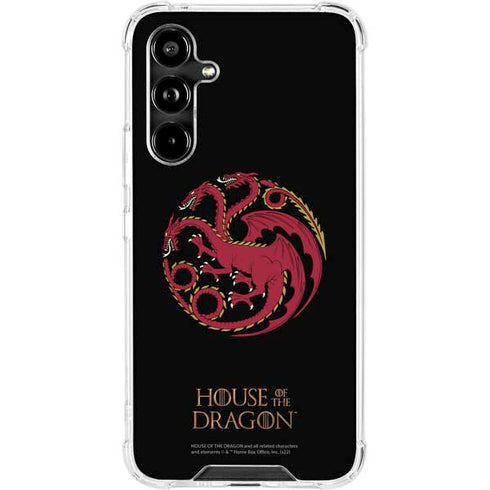 HBO House of the Dragon Red Tararyen Sigil Galaxy A54 5G Clear Case