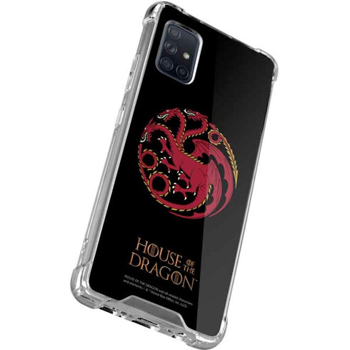 HBO House of the Dragon Red Tararyen Sigil Galaxy A71 5G Clear Case