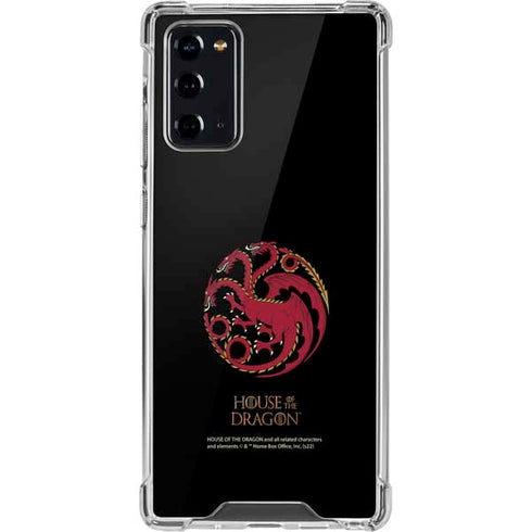 HBO House of the Dragon Red Tararyen Sigil Galaxy Note20 5G Clear Case