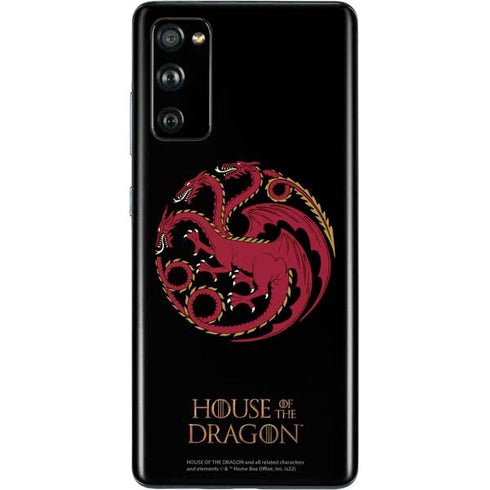 HBO House of the Dragon Red Tararyen Sigil Galaxy S20 Fan Edition Skin