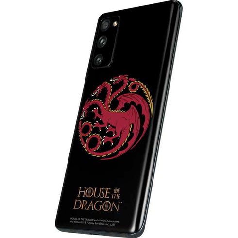HBO House of the Dragon Red Tararyen Sigil Galaxy S20 Fan Edition Skin