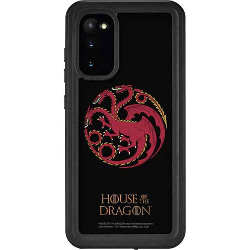 HBO House of the Dragon Red Tararyen Sigil Galaxy S20 Waterproof Case