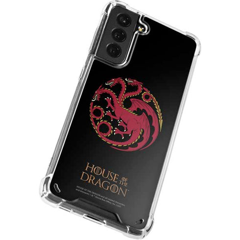 HBO House of the Dragon Red Tararyen Sigil Galaxy S21 5G Clear Case