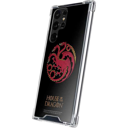 HBO House of the Dragon Red Tararyen Sigil Galaxy S22 Ultra Clear Case