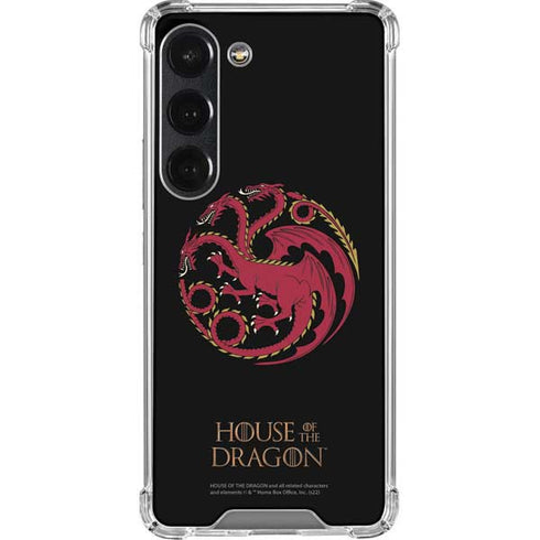 HBO House of the Dragon Red Tararyen Sigil Galaxy S23 Clear Case