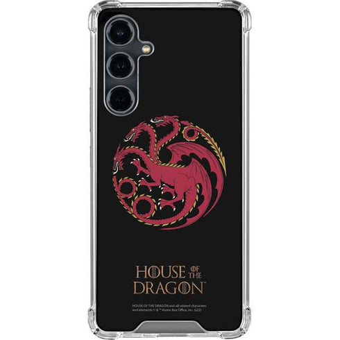 HBO House of the Dragon Red Tararyen Sigil Galaxy S23 FE Clear Case